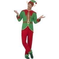 Smiffy\'s 46752l Elf Men\'s Costume (large)