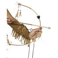 Smiffy\'s Feathered Indian Bow And Arrow Set Deluxe