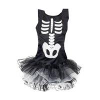 smiffys skeleton tutu costume child