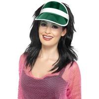 Smiffy\'s 1980\'s Women\'s Sun Visor (green)