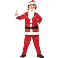 smiffys 21812l jolly santa childrens costume large