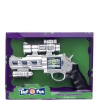 Smiffy\'s 25cm Space Cop Revolver With Light And Sound
