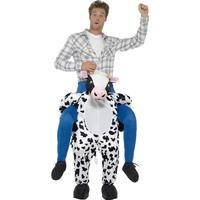 smiffys 24659 piggyback cow costume one size