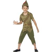 Smiffy\'s Children\'s Robin Hood Costume, Top, Trousers, Hat, Serious Fun, 