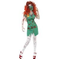 Smiffy\'s Women\'s Zombie Scrub Nurse Costume, Dress & Facemask, Zombie Alley, 