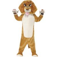 Smiffy\'s Children\'s Madagascar Alex The Lion Costume, All-in-one Jumpsuit &