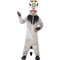 smiffys childrens madagascar king julien the lemur costume all in one