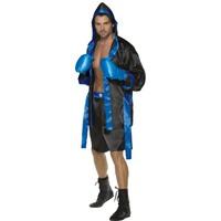 Smiffy\'s Men\'s Boxer Costume, Robe, Shorts, Belt And Gloves, Icons And Idols, 