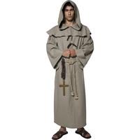 smiffys mens friar tuck costume robe hood belt and cross tales of old