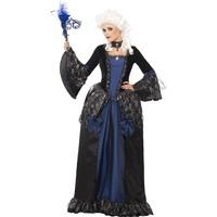 smiffys womens baroque beauty masquerade costume dress peplums carniva ...