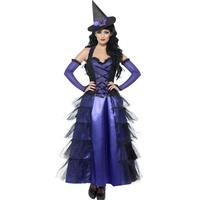 smiffys size 8 10 womens glamorous witch costume dress