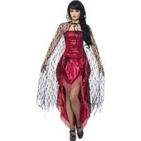 Smiffy\'s Black Lace Cape Vampire Halloween Costume