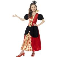 smiffys childrens miss hearts costume dress 3d felt crown ages 4 6 
