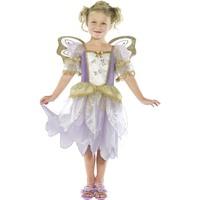 Smiffy\'s Children\'s Fairy Princess, Dress And Wings, Ages 7-9, Colour: Purple, 