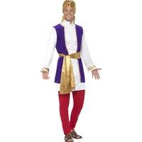 Smiffy\'s Men\'s Arabian Prince Costume, Top, Waistcoat, Trousers, Belt And