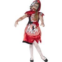 smiffys childrens zombie miss hood costume dress and hooded cape ages  ...