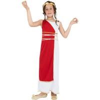 smiffys childrens grecian girl costume robe headpiece ages 7 9 