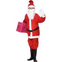 Smiffy\'s Children\'s Santa Boy Costume, Jacket, Trousers, Hat & Belt, Santa, 