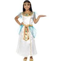 smiffys childrens deluxe cleopatra girl costume dress and headpiece ag ...