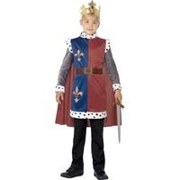 Smiffy\'s Children\'s King Arthur Medieval Costume, Tunic, Cape & Crown, Ages