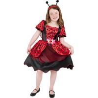 Smiffy\'s Children\'s Little Ladybug Costume, Dress, Wings And Headband, Ages