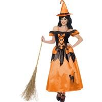 Smiffy\'s Women\'s Storybook Witch Costume, Dress And Hat, Legends Of Evil, Size: