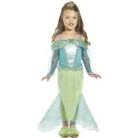 Smiffy\'s Children\'s Mermaid Princess Costume, Dress With Sleeves, Ages 4-6, 