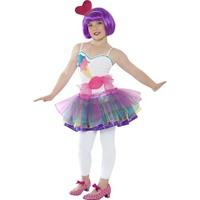 Smiffy\'s Children\'s Mini Candy Girl Costume, Dress And Headband, Ages 10-12, 