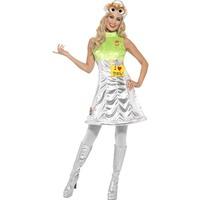 Smiffy\'s Women\'s Sesame Street Oscar Costume, Dress And Headpiece, Size: