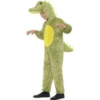 Smiffy\'s Children\'s All In One Crocodile Costume, Jumpsuit With Hood, Ages 4-6, 