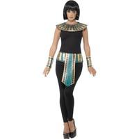 smiffys womens egyptian kit collar cuffs belt one size colour gold 
