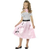 smiffys 24668t 50s poodle girl costume teen