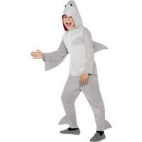 smiffys childrens unisex all in one shark costume jumpsuit with hood a ...