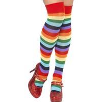 smiffys clown socks multi colour long