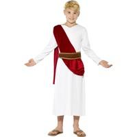 Smiffy\'s Children\'s Roman Boy Costume, Robe, Belt And Headpiece, Ages 7-9, 