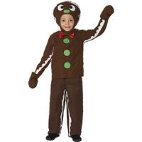 Smiffy\'s Children\'s Little Gingerbread Man Costume, Top, Trousers & Headpiece, 