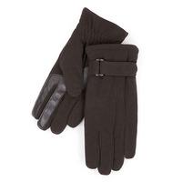 Smartouch Mens Fleece Gloves Black Small/Medium