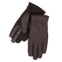 smartouch mens nylon and fleece gloves black smallmedium