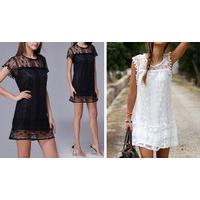 Small Sleeveless Lace Summer Dress