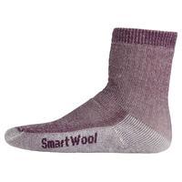 smartwool womens hiking medium crew socks purple