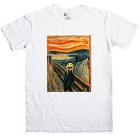 smiley scream t shirt