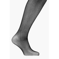 small scale fishnet tights black