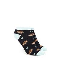 Smores Heart Ankle Socks