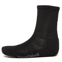 smartwool mens hike ultra light crew socks black