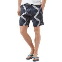 Smith And Jones Mens Diffraction Board Shorts And Flip Flops Navy Blazer