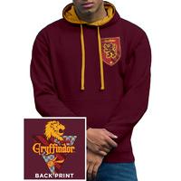 small red harry potter house gryffindor varsity hoody