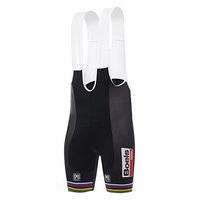 Small Black Men\'s Santini Team Boels Dolmans World Champion Bib Short