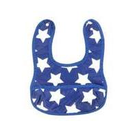 Smallstuff - Eating Bib Small With Pocket - Navy/white