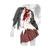 smiffys high school horror zombie schoolgirl costume