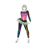 Smiffy\'s Neon Skeleton Costume M (21316)
